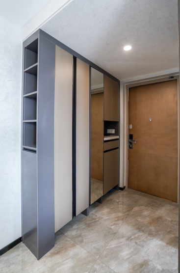 95㎡三居，巧用實用搭配，客房改書房，體驗輕奢小生活。